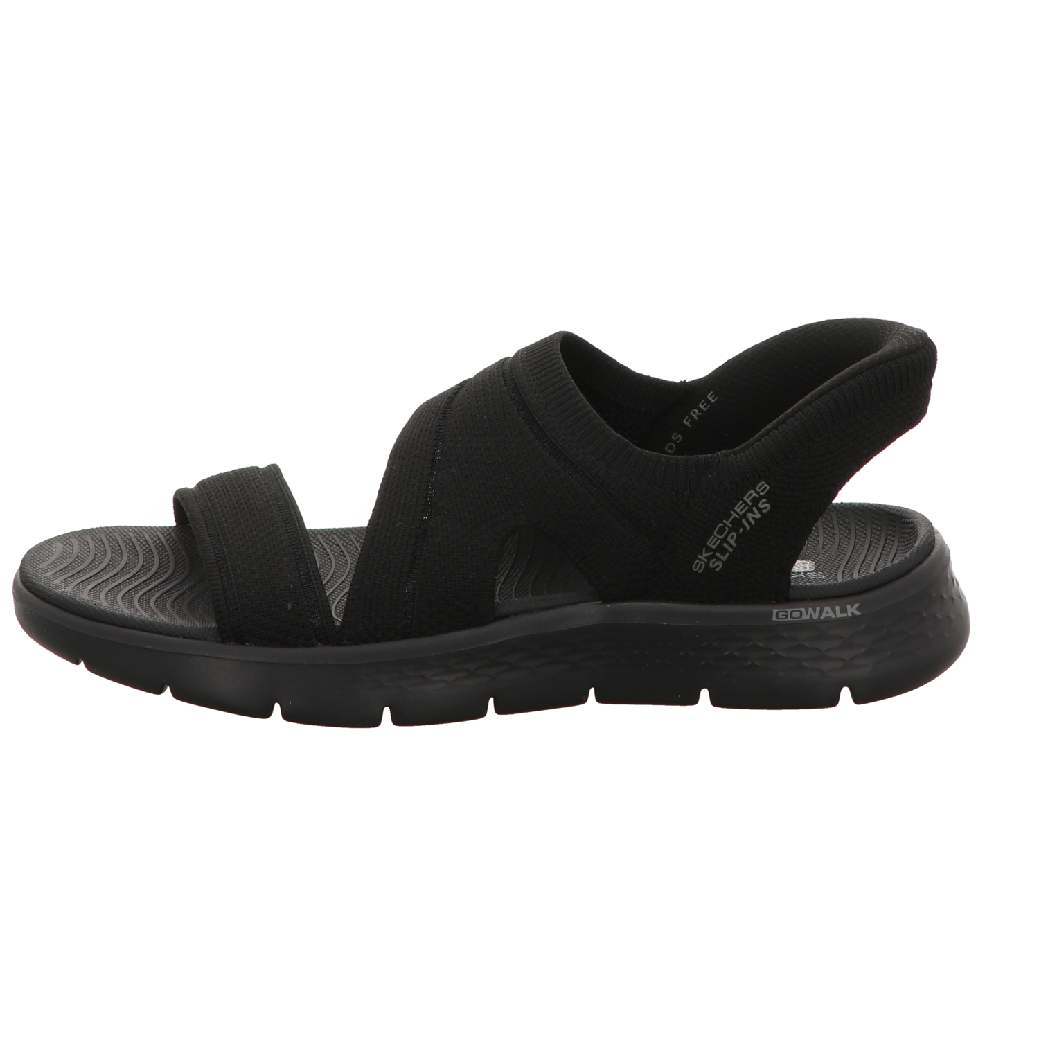 Skechers Damen Sandalette Slip-Ins: Go Walk Flex Sandal in schwarz