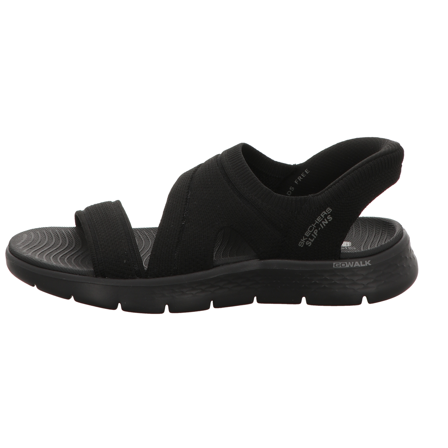Skechers Damen Sandalette Slip-Ins: Go Walk Flex Sandal in schwarz