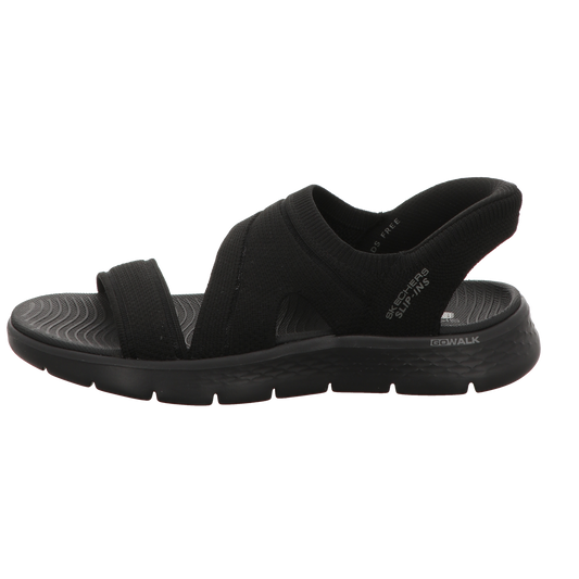 Skechers Damen Sandalette Slip-Ins: Go Walk Flex Sandal in schwarz