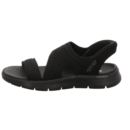 Skechers Damen Sandalette Slip-Ins: Go Walk Flex Sandal in schwarz