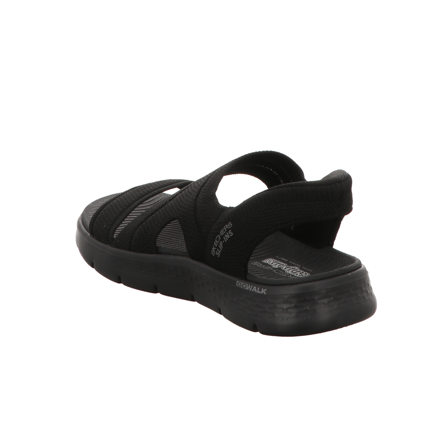 Skechers Damen Sandalette Slip-Ins: Go Walk Flex Sandal in schwarz