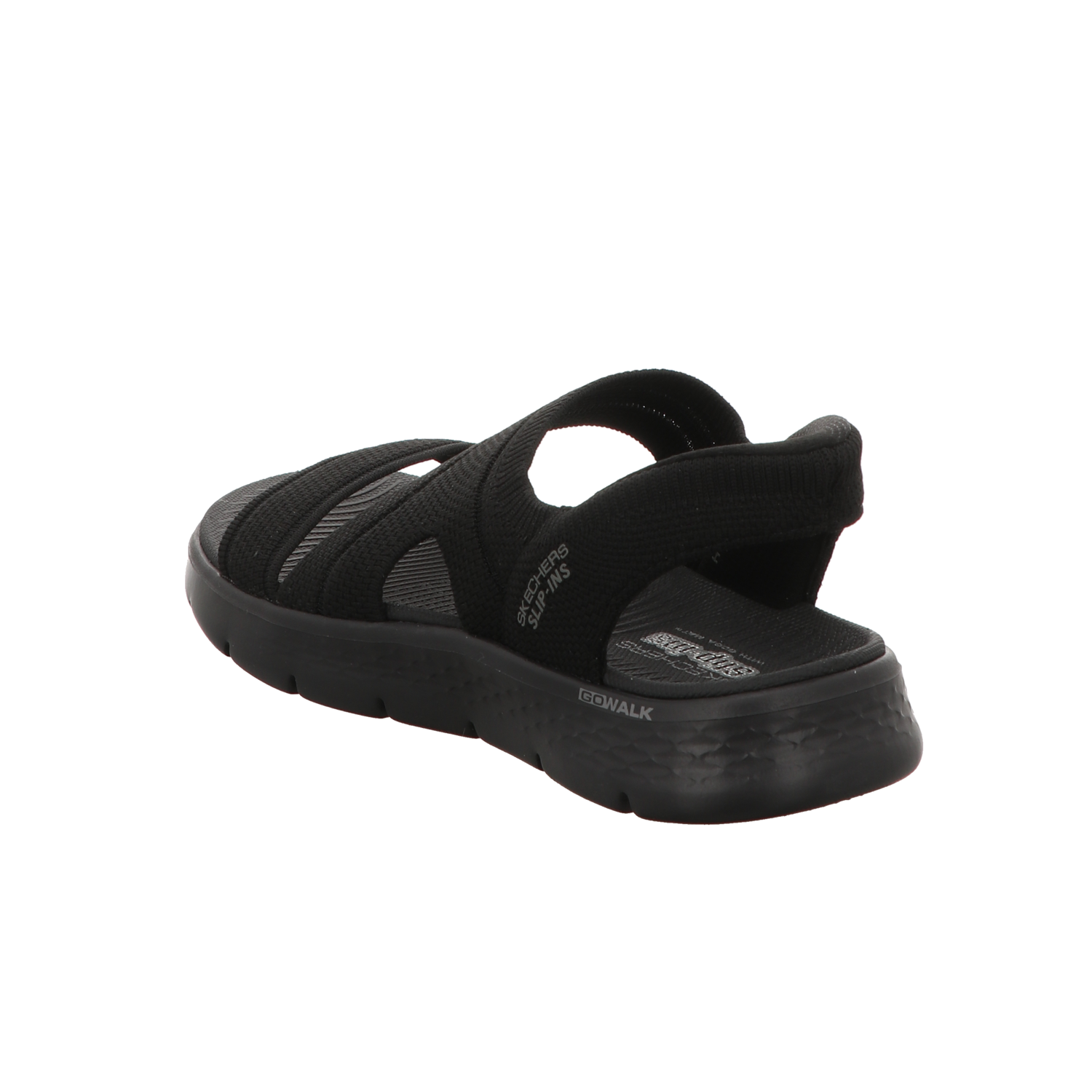 Skechers Damen Sandalette Slip-Ins: Go Walk Flex Sandal in schwarz