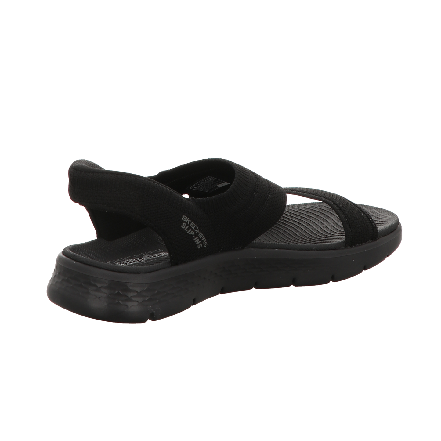 Skechers Damen Sandalette Slip-Ins: Go Walk Flex Sandal in schwarz
