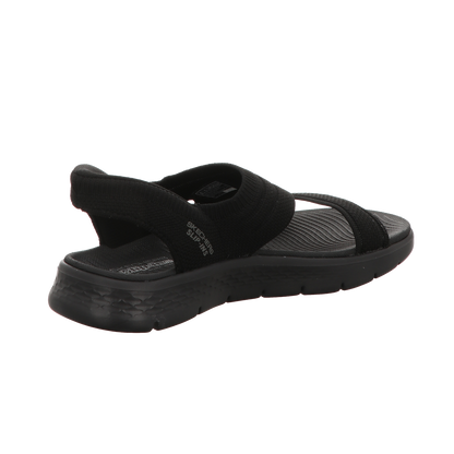 Skechers Damen Sandalette Slip-Ins: Go Walk Flex Sandal in schwarz