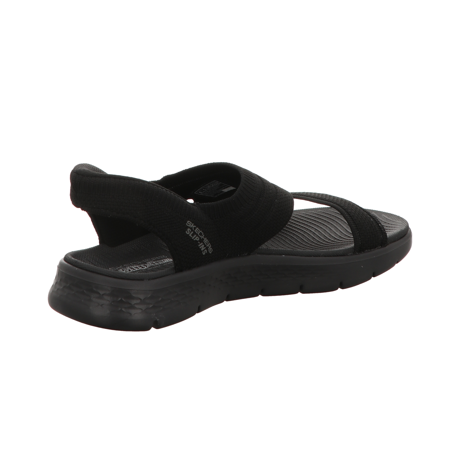 Skechers Damen Sandalette Slip-Ins: Go Walk Flex Sandal in schwarz