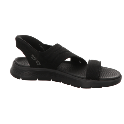 Skechers Damen Sandalette Slip-Ins: Go Walk Flex Sandal in schwarz