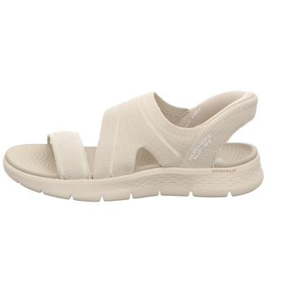 Skechers Damen Sandalette Slip-Ins: Go Walk Flex Sandal in beige