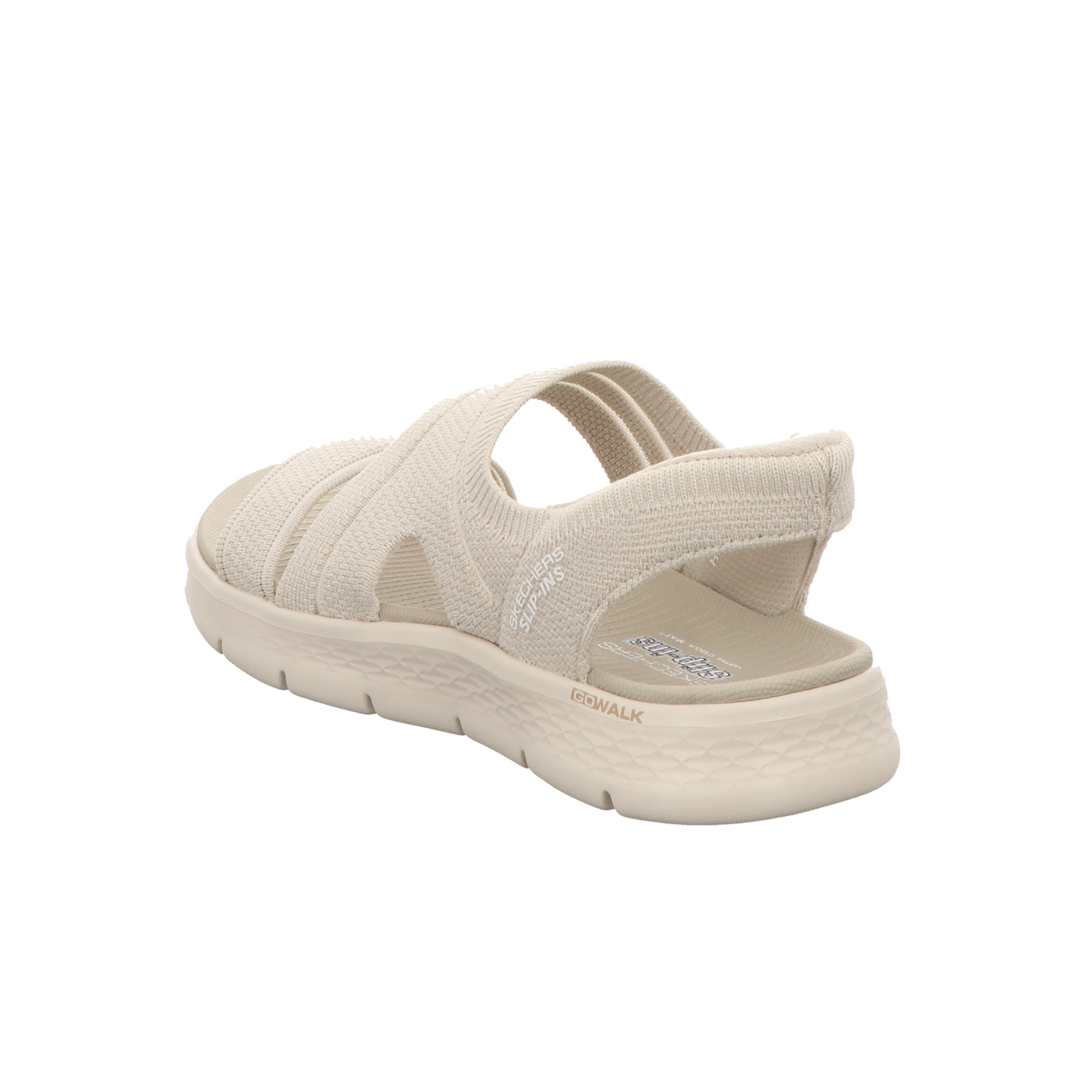 Skechers Damen Sandalette Slip-Ins: Go Walk Flex Sandal in beige