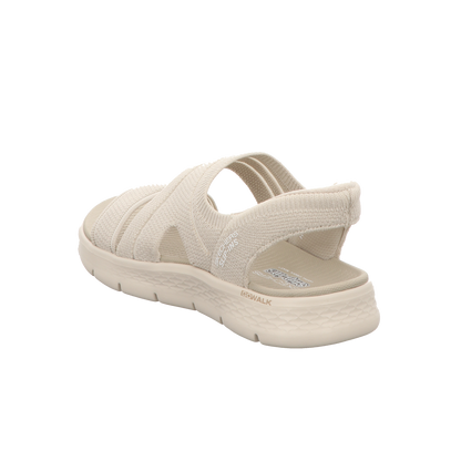 Skechers Damen Sandalette Slip-Ins: Go Walk Flex Sandal in beige
