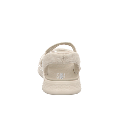 Skechers Damen Sandalette Slip-Ins: Go Walk Flex Sandal in beige