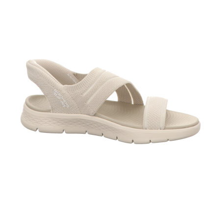 Skechers Damen Sandalette Slip-Ins: Go Walk Flex Sandal in beige