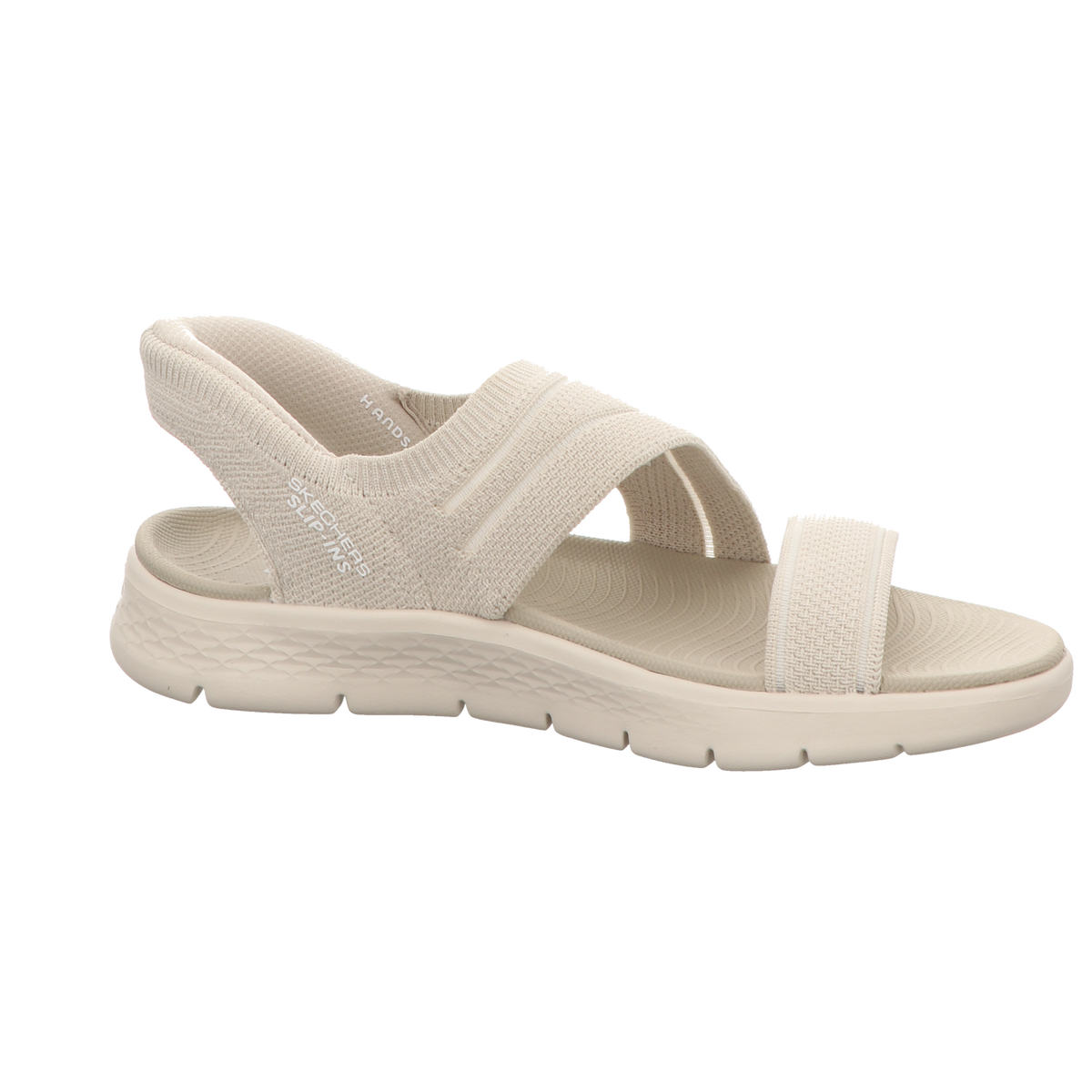 Skechers Damen Sandalette Slip-Ins: Go Walk Flex Sandal in beige