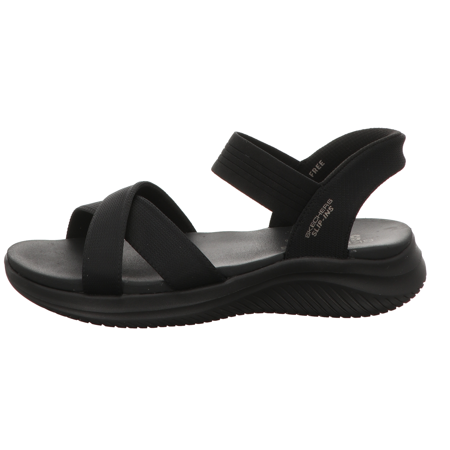 Skechers Damen Sandalette Slip-Ins:ultra Flex 3.0 in schwarz