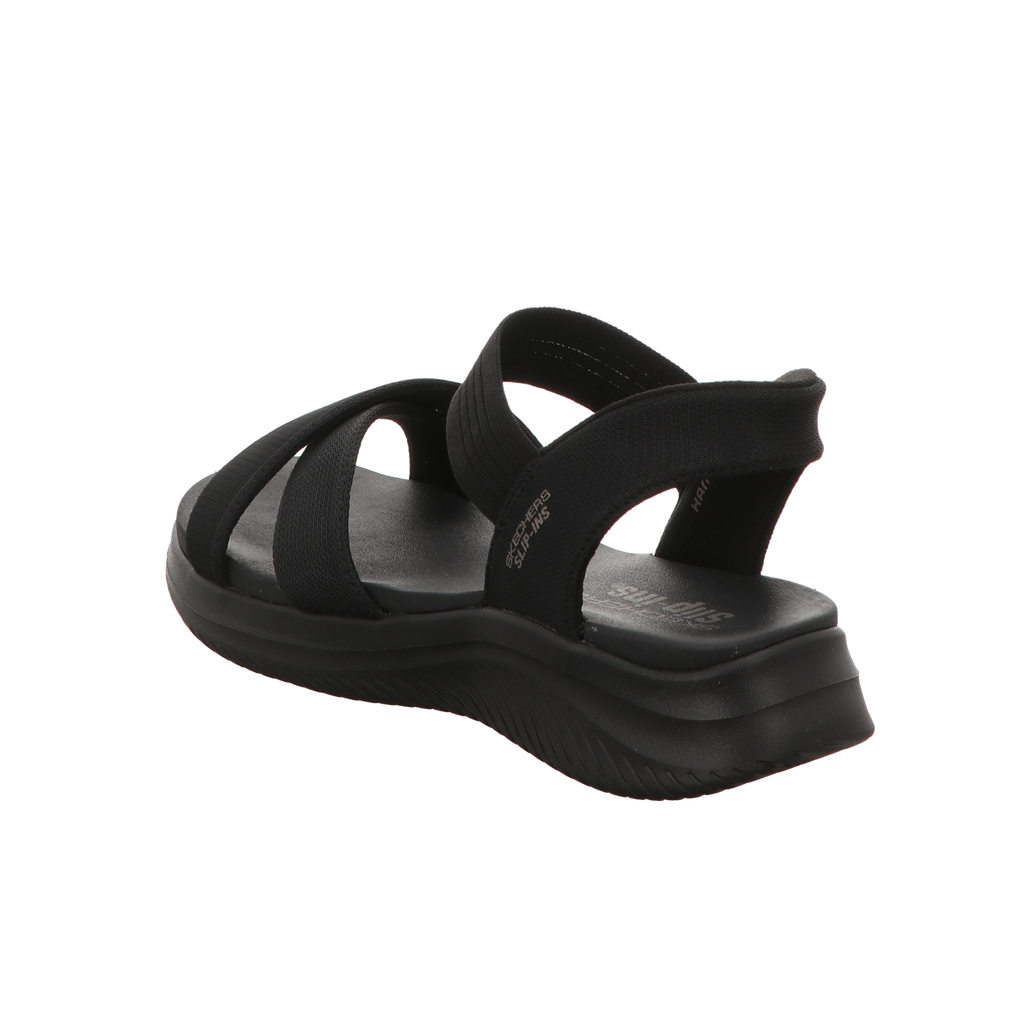 Skechers Damen Sandalette Slip-Ins:ultra Flex 3.0 in schwarz