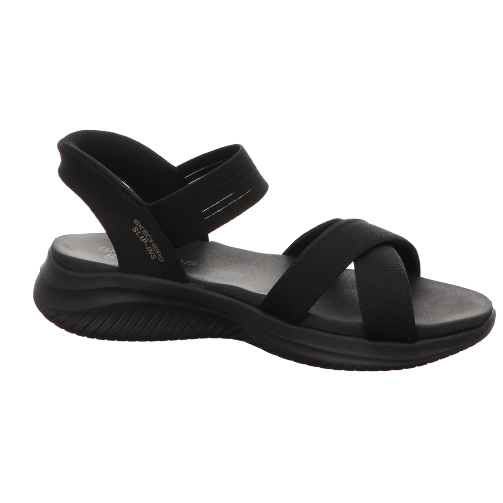 Skechers Damen Sandalette Slip-Ins:ultra Flex 3.0 in schwarz