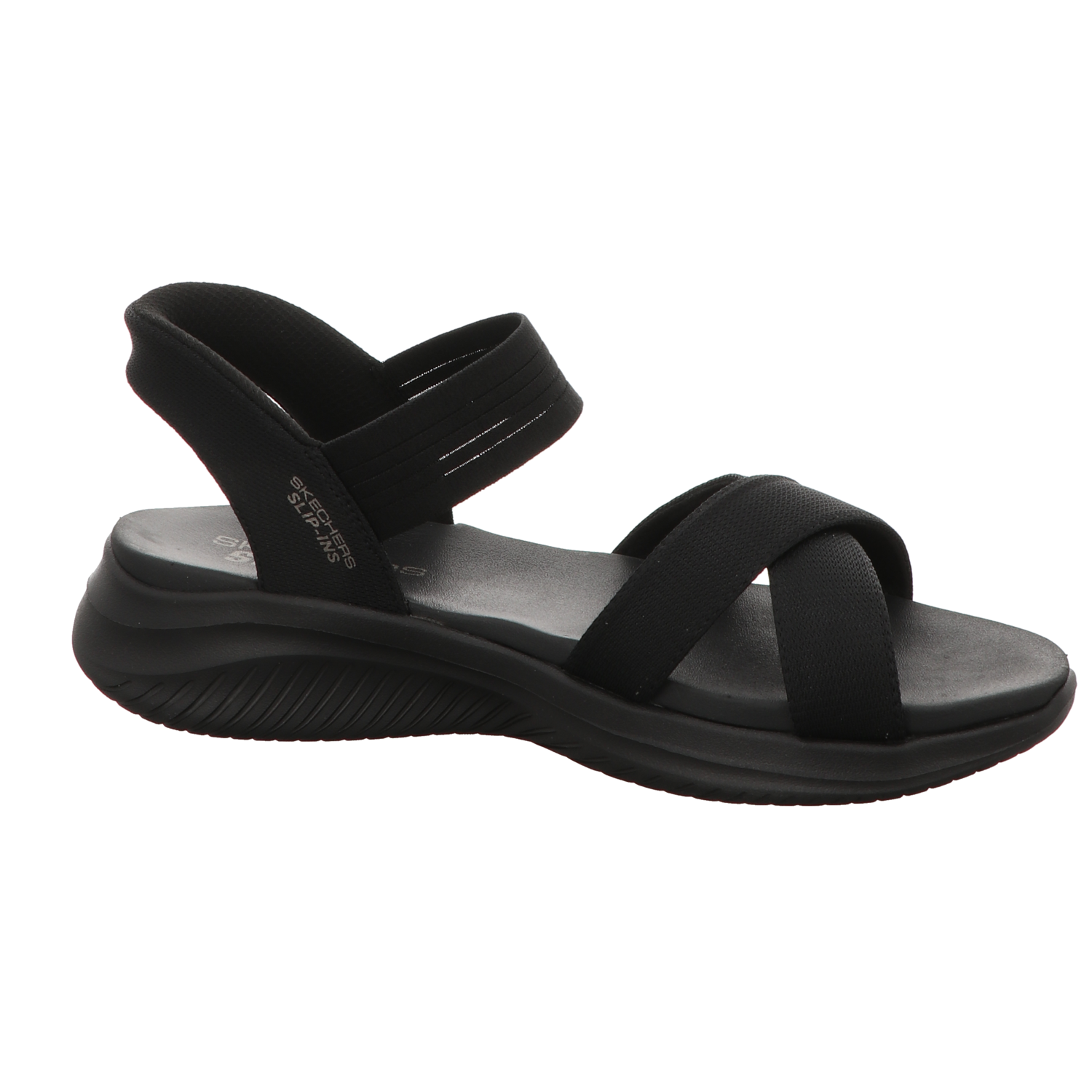 Skechers Damen Sandalette Slip-Ins:ultra Flex 3.0 in schwarz
