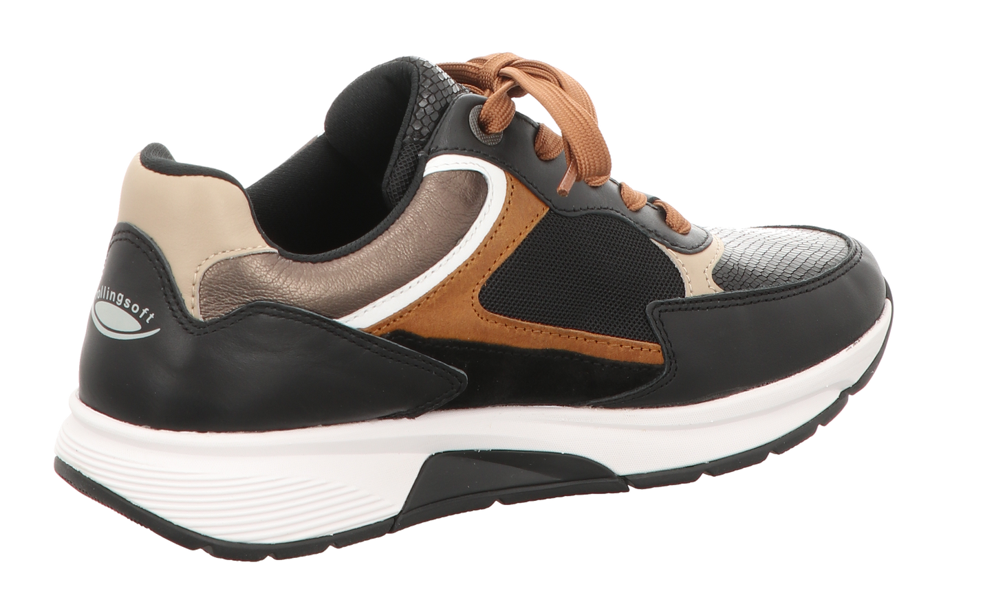 Gabor Damen Schnürschuh bequem  in schwarz