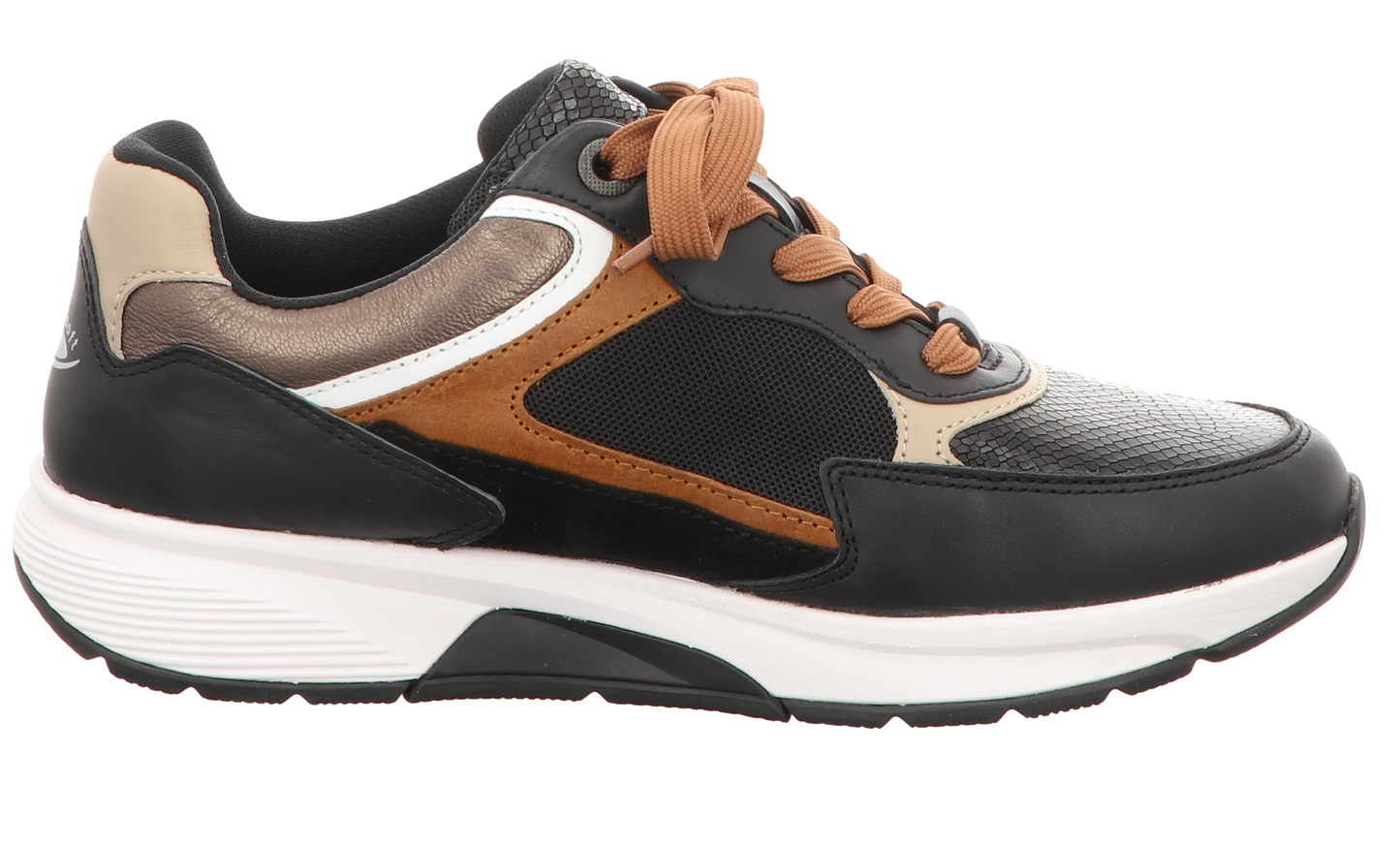 Gabor Damen Schnürschuh bequem  in schwarz