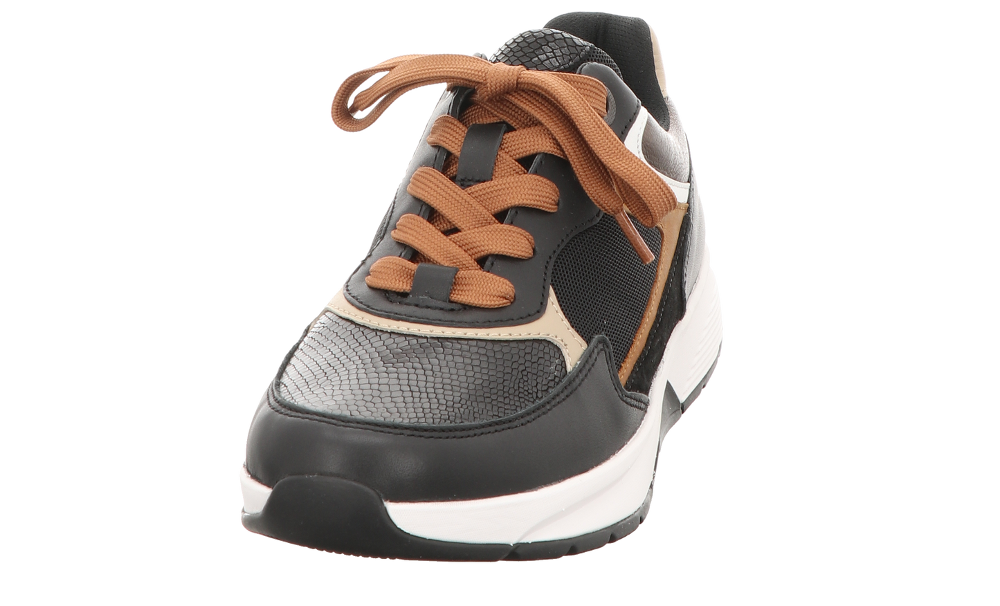 Gabor Damen Schnürschuh bequem  in schwarz