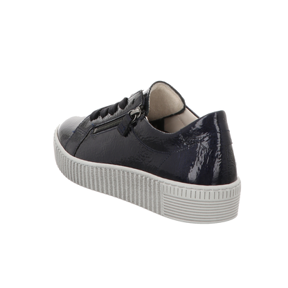 Gabor Damen Schnürschuh  in dunkelblau