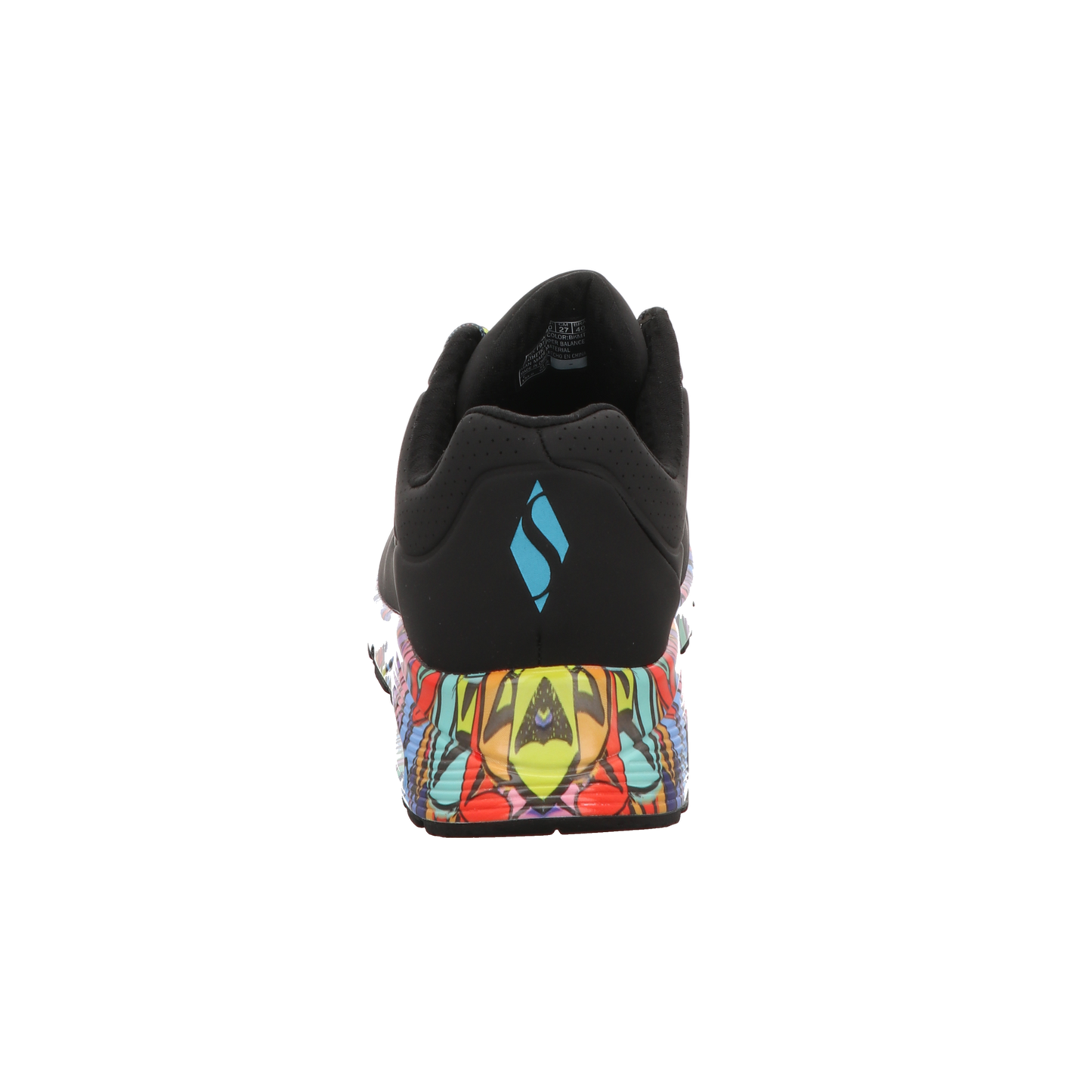 Skechers Damen Schnürschuh Uno-Ravaged Love in schwarz