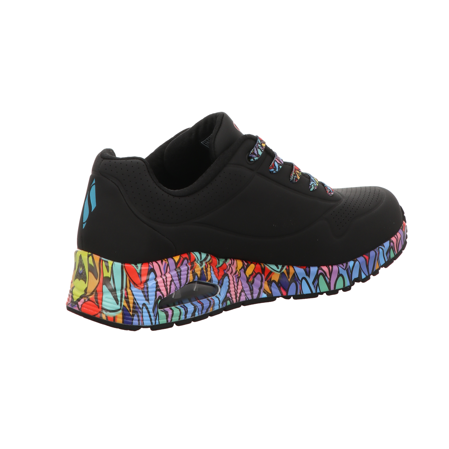 Skechers Damen Schnürschuh Uno-Ravaged Love in schwarz