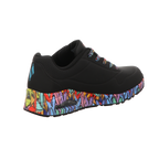 Skechers Damen Schnürschuh Uno-Ravaged Love in schwarz