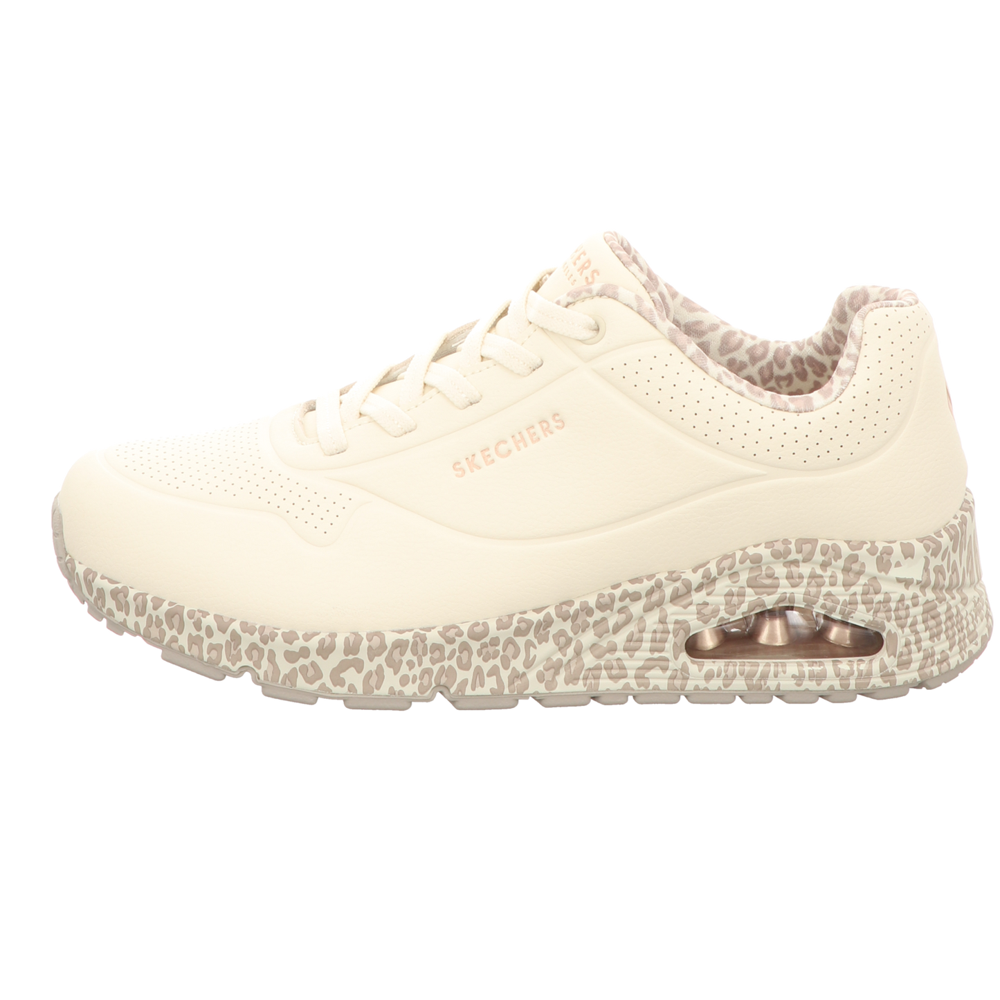 Skechers Damen Schnürschuh Uno-Safari Time in weiss