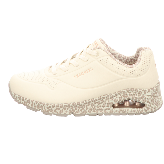 Skechers Damen Schnürschuh Uno-Safari Time in weiss