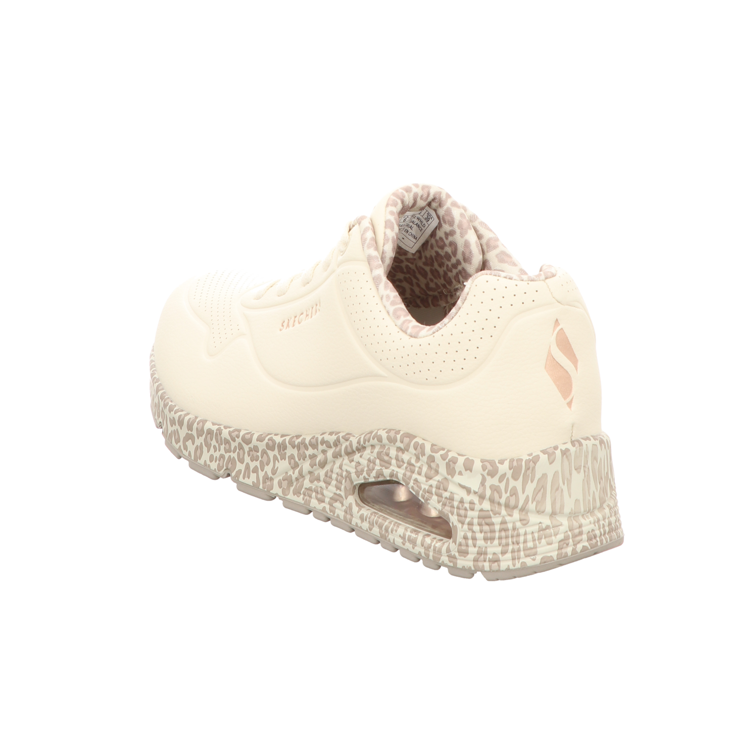 Skechers Damen Schnürschuh Uno-Safari Time in weiss