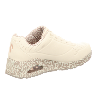 Skechers Damen Schnürschuh Uno-Safari Time in weiss