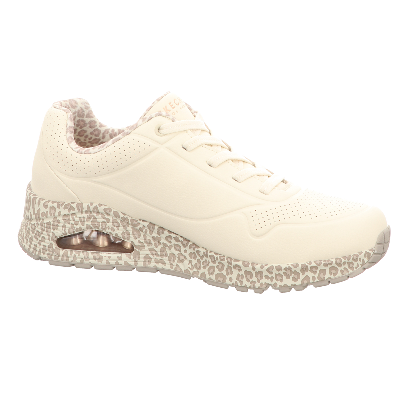 Skechers Damen Schnürschuh Uno-Safari Time in weiss