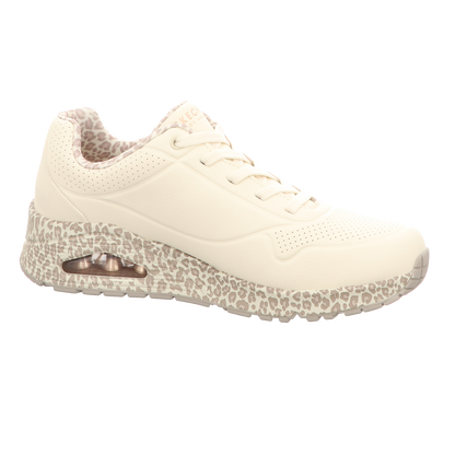 Skechers Damen Schnürschuh Uno-Safari Time in weiss