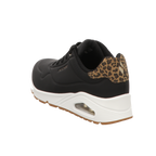 Skechers Damen Schnürschuh Uno-Jungle Nite in schwarz