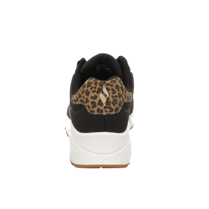 Skechers Damen Schnürschuh Uno-Jungle Nite in schwarz