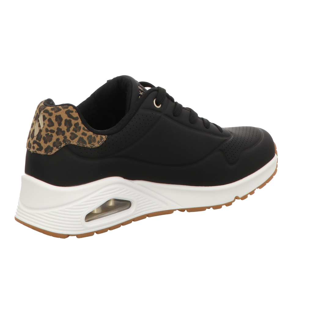 Skechers Damen Schnürschuh Uno-Jungle Nite in schwarz