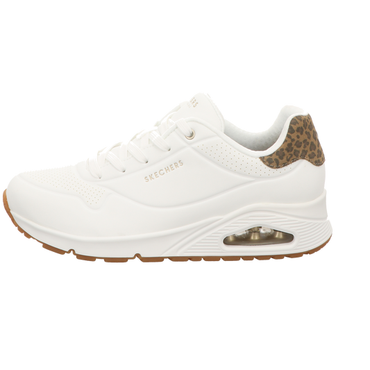 Skechers Damen Schnürschuh Uno-Jungle Nite in weiss
