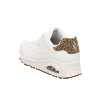 Skechers Damen Schnürschuh Uno-Jungle Nite in weiss
