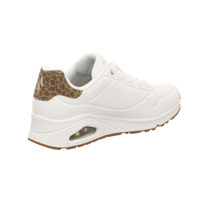 Skechers Damen Schnürschuh Uno-Jungle Nite in weiss
