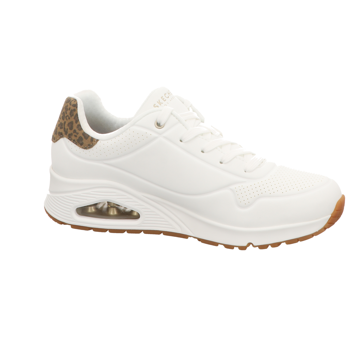 Skechers Damen Schnürschuh Uno-Jungle Nite in weiss