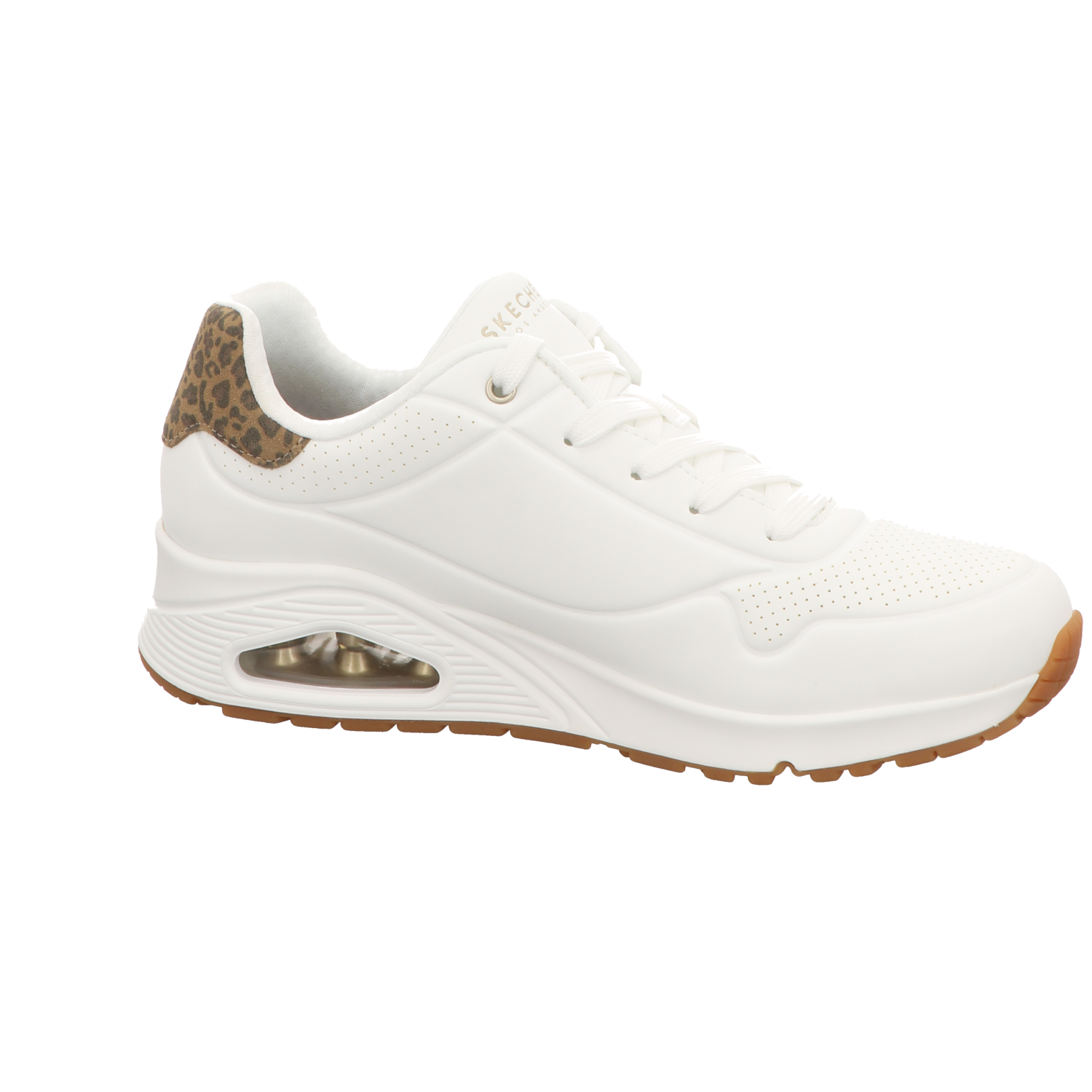 Skechers Damen Schnürschuh Uno-Jungle Nite in weiss