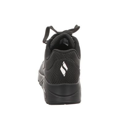 Skechers Damen Schnürschuh Uno-Shiny Scale in schwarz