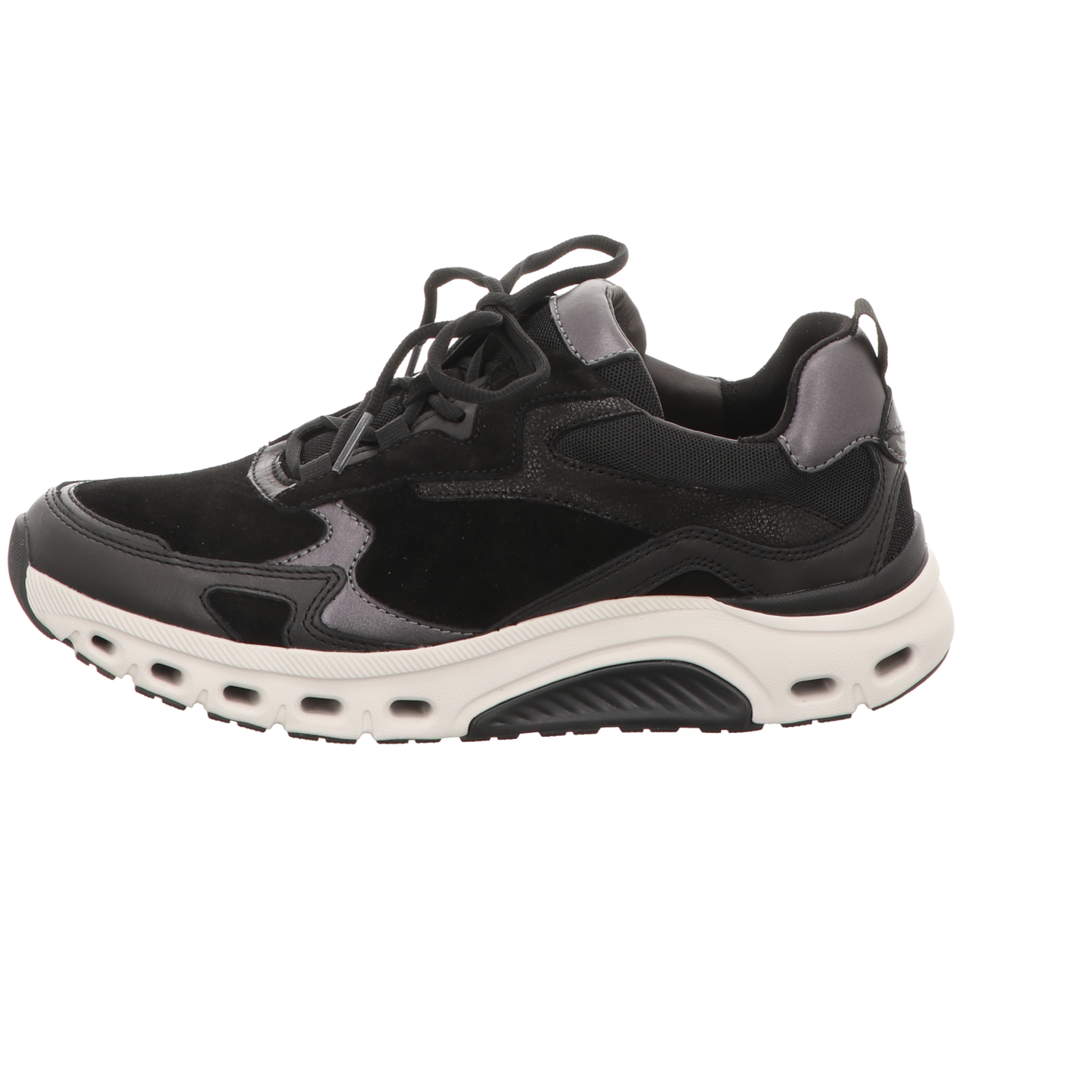 Gabor Damen Schnürschuh bequem  in schwarz