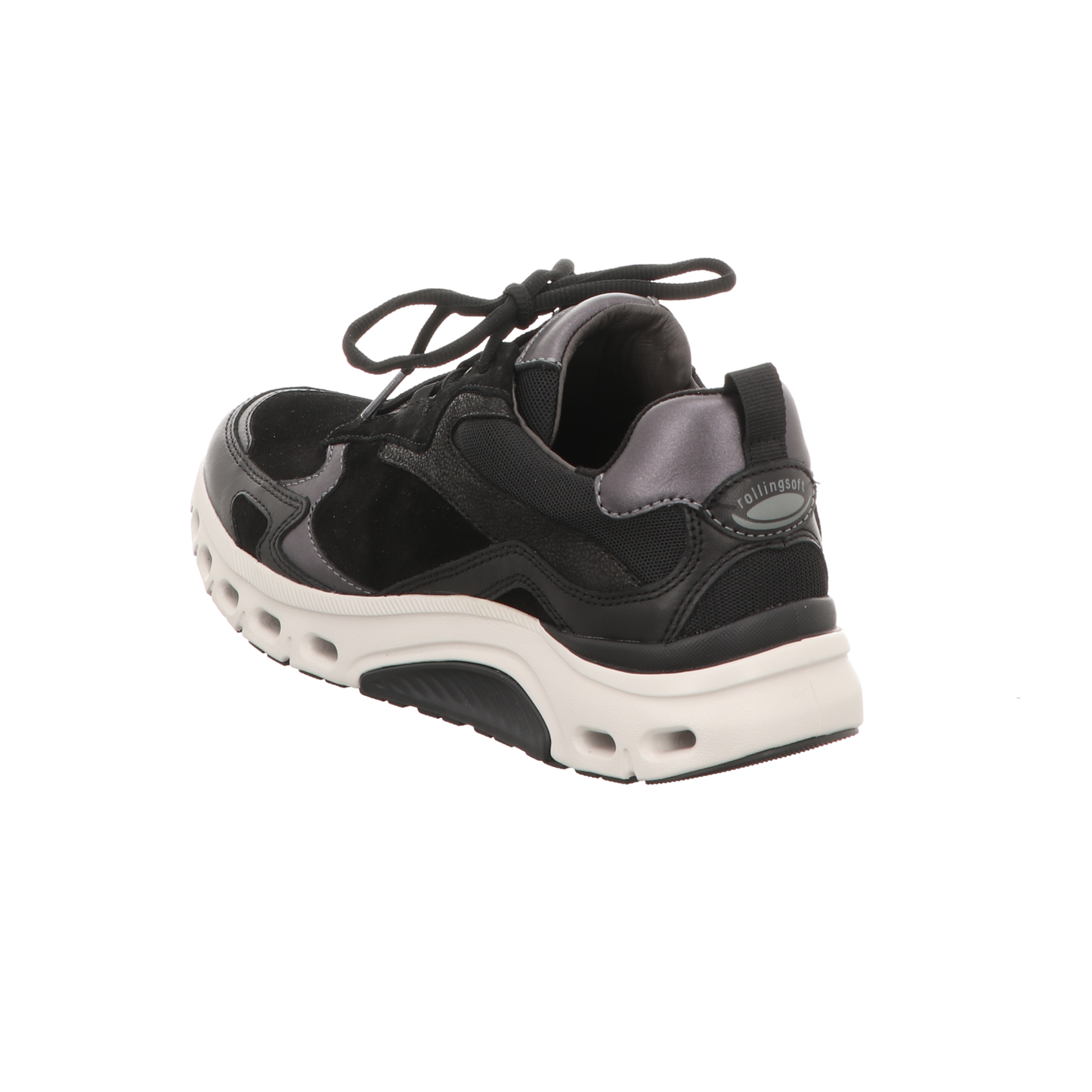 Gabor Damen Schnürschuh bequem  in schwarz