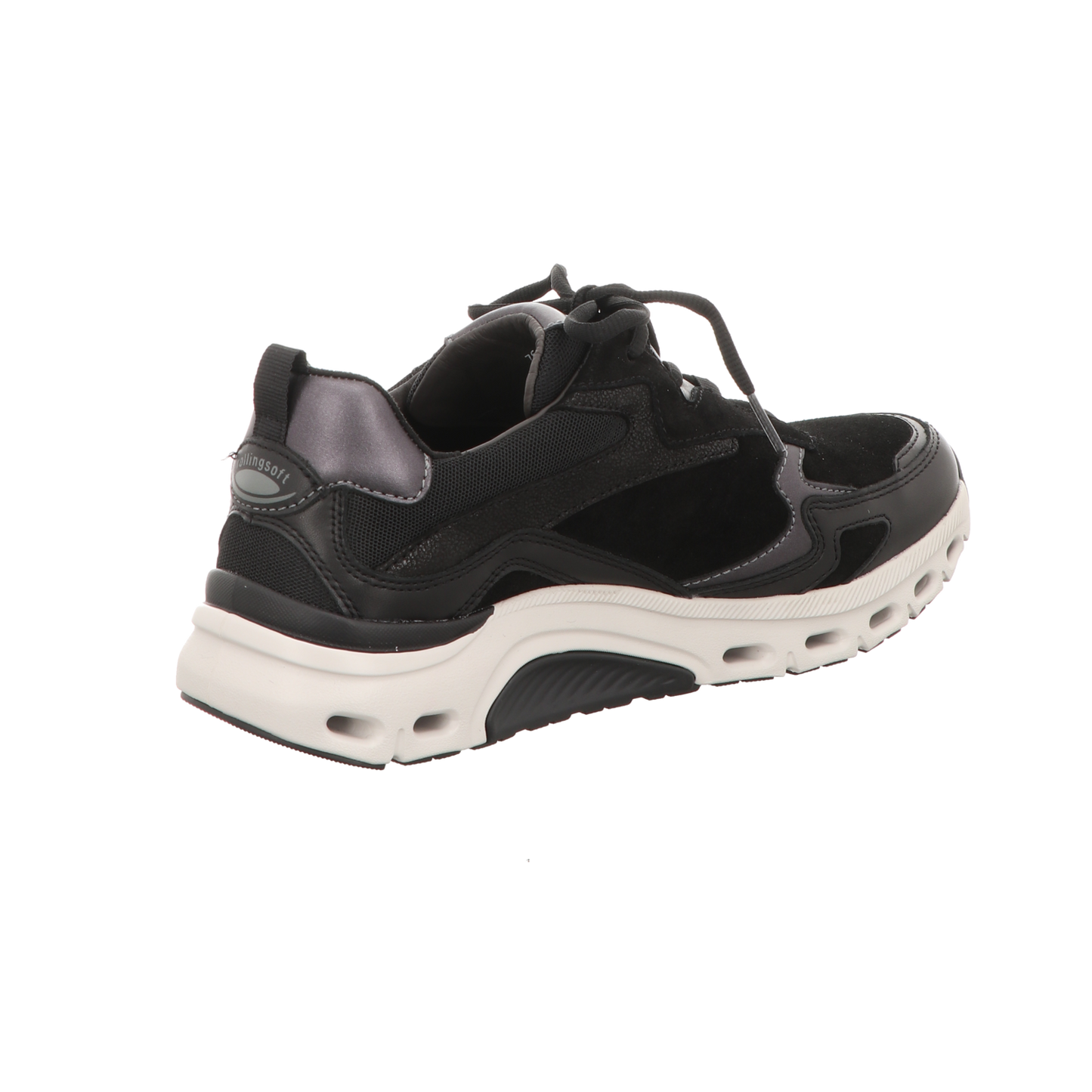 Gabor Damen Schnürschuh bequem  in schwarz