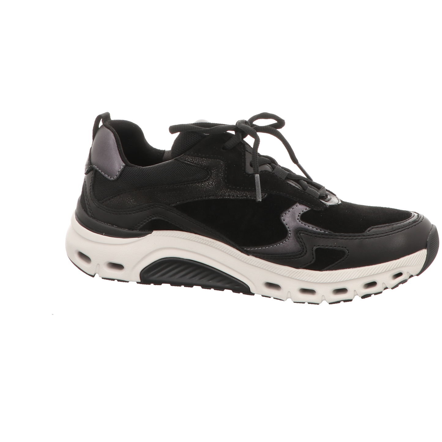 Gabor Damen Schnürschuh bequem  in schwarz