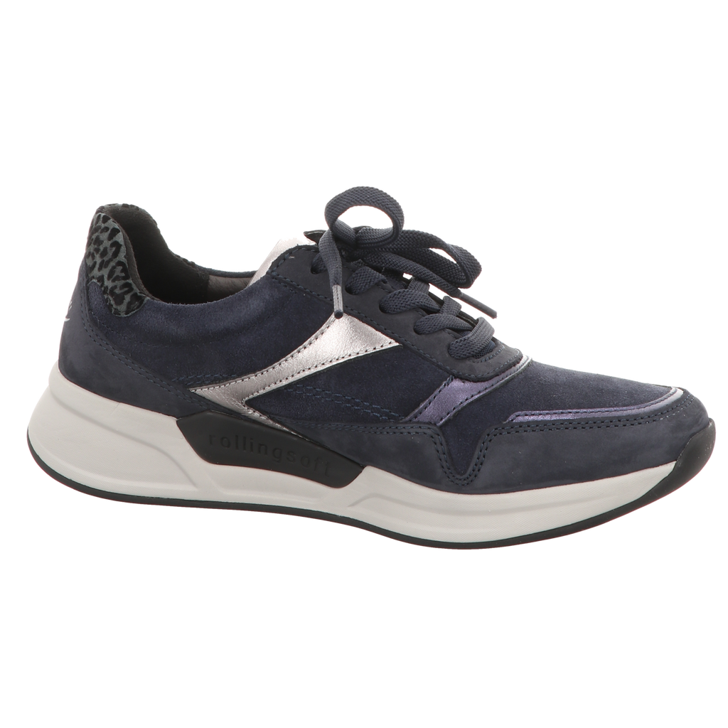Gabor Damen Schnürschuh bequem  in dunkelblau
