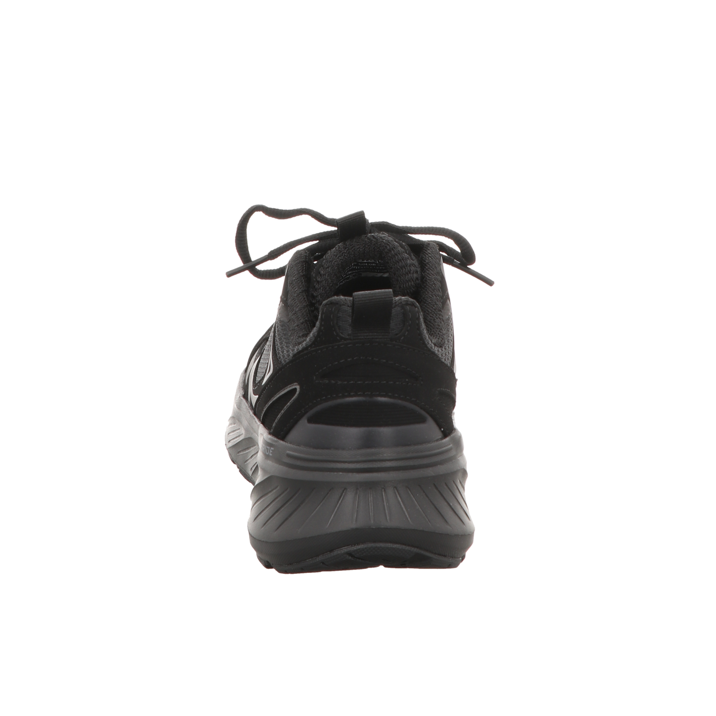 Skechers Damen Schnürschuh Edgeride Silver Eclipse in schwarz