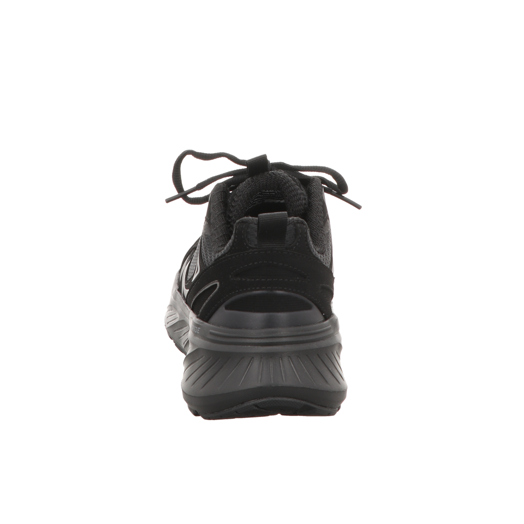 Skechers Damen Schnürschuh Edgeride Silver Eclipse in schwarz