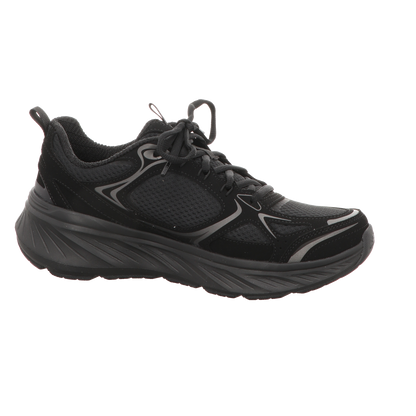 Skechers Damen Schnürschuh Edgeride Silver Eclipse in schwarz